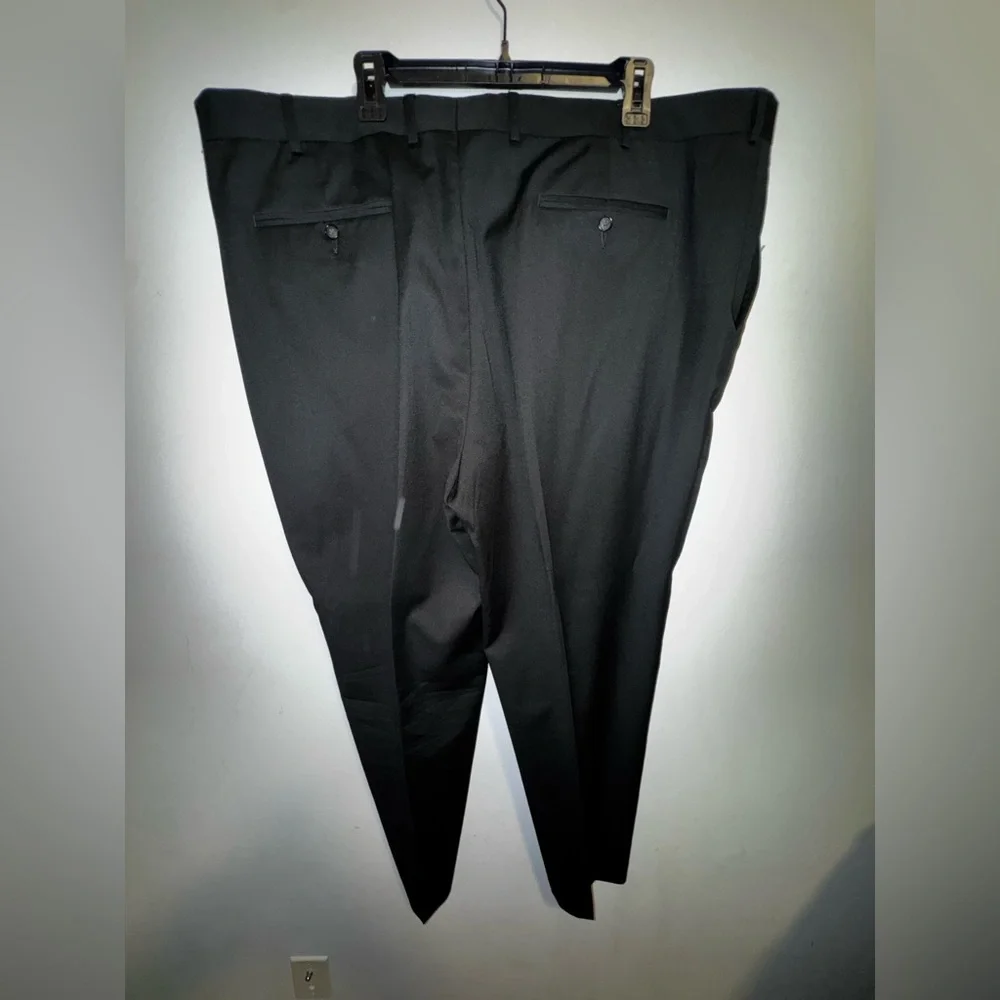 Stafford Black Blazer 54R with Notched Lapel and matching pant  48X30 (like new) - Picture 9 of 9